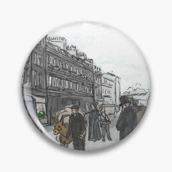 Item preview, Print of a scene in London, England from "The Chronicles of the Deathless Stray" designed and sold by FoxBanditArt.