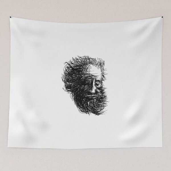 Item preview, Old Man Line Art designed and sold by artago.