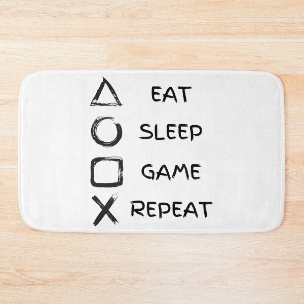 Item preview, Eat Sleep Game Repeat designed and sold by vibrantyy.