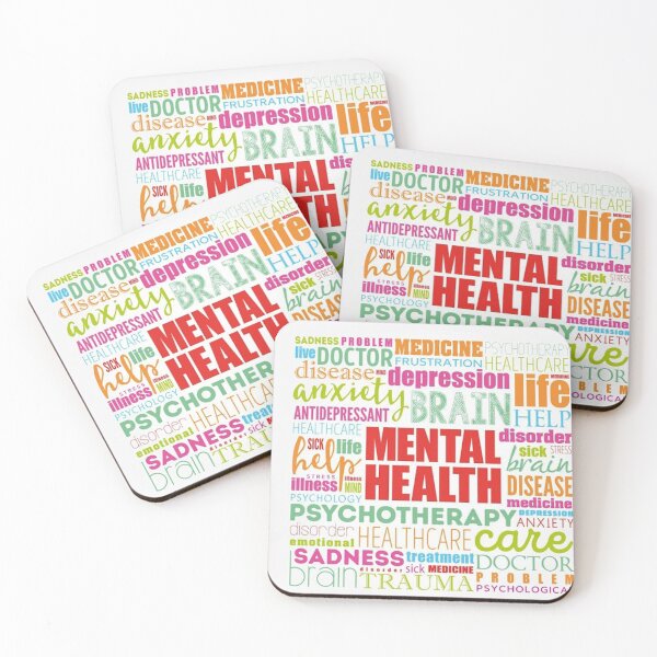 Item preview, Mental Health Word Cloud designed and sold by slc2213.