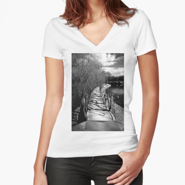Fitted V-Neck T-Shirt