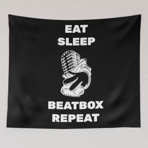 Item preview, Eat Sleep Beatbox Repeat designed and sold by joabaj.