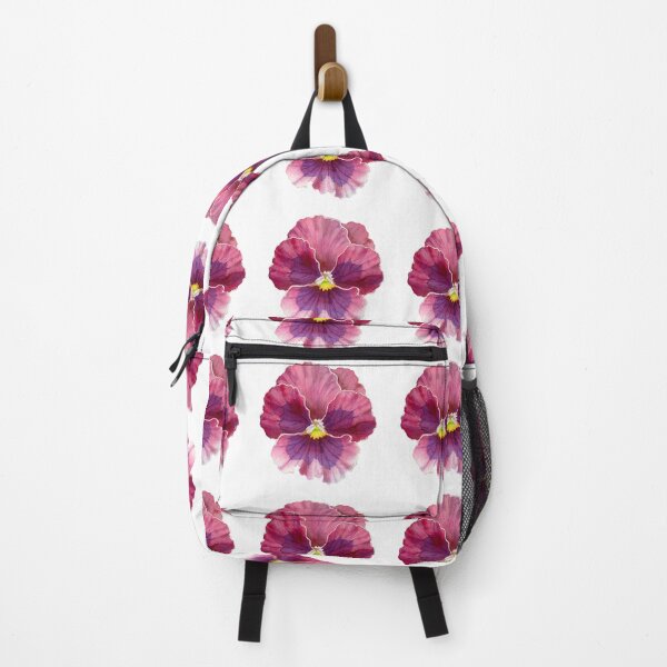 Item preview, Red Pansy Flower - Botanical Watercolor Art designed and sold by Anna Bucciarelli.