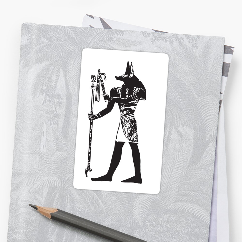 Anubis Sticker By A1egna Redbubble