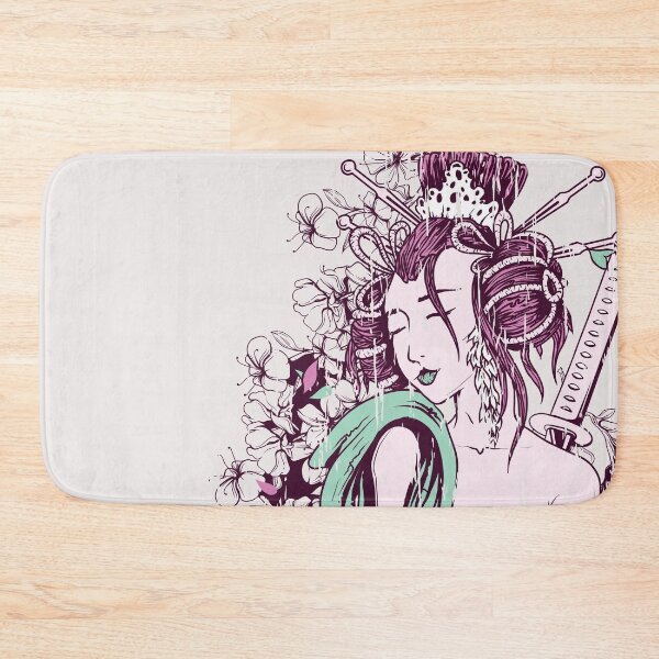 Item preview, Samurai Women Tattoo Style Art designed and sold by ER-DESIGNS.