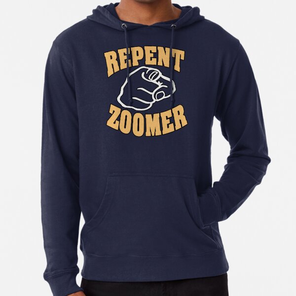 "Repent Zoomer" Lightweight Hoodie by gottagoogle Redbubble