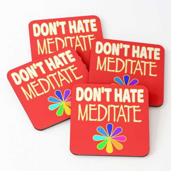 Item preview, Don't Hate Meditate with colorful Graphic designed and sold by EdwardMonet.