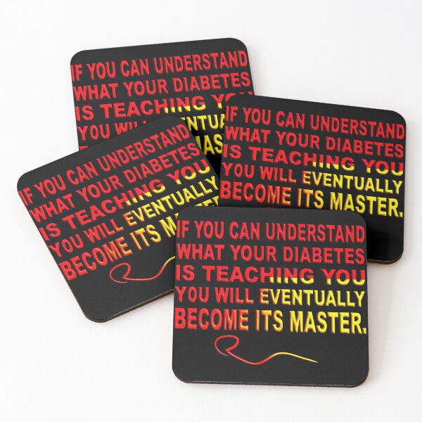 Item preview,  BECOME THE MASTER OF YOUR DIABETES - DIABETES CAN CURE - HAPPY WORLD DIABETES DAY designed and sold by Ralek.