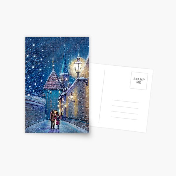 Item preview, Christmas Old Town designed and sold by illustore.