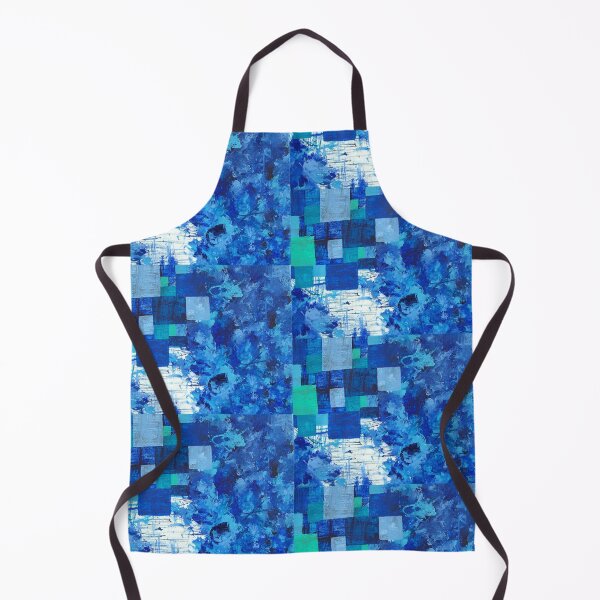Item preview, Blue puddle square peg designed and sold by brandon lynch.