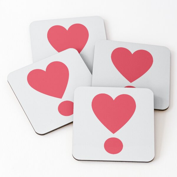 Aperçu de l'œuvre Exclamation cardiaque créée et vendue par Stitchmoji.