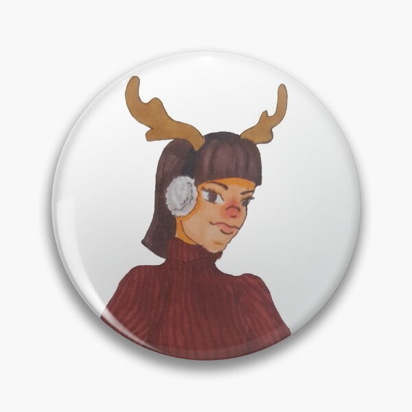 Item preview, Reindeer Girl ~ Christmas Collection 2020 designed and sold by AmelieHalkias.
