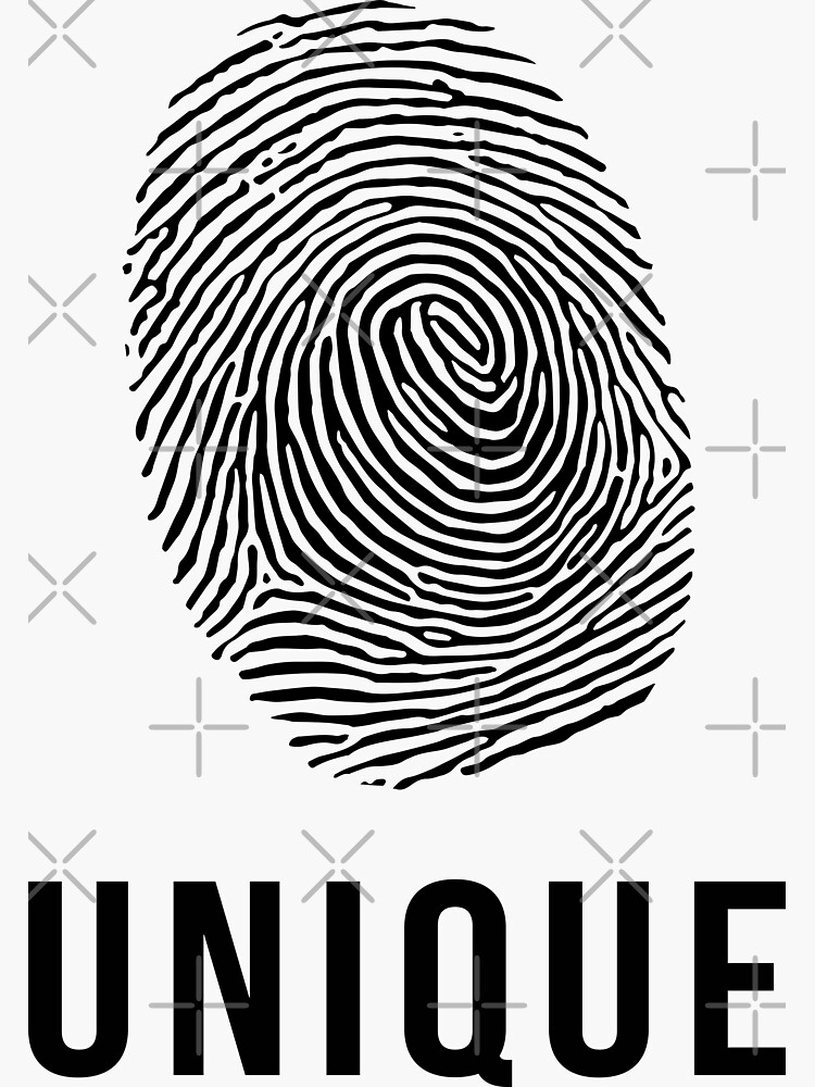 Fingerprint Unique in Black by Slobitka