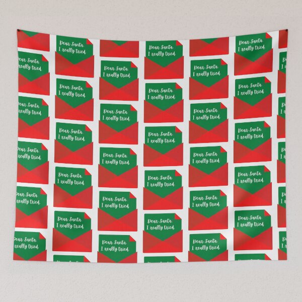 Item preview, Dear Santa I Really Tried designed and sold by AnnaAndVibes.