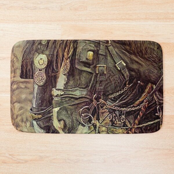 Item preview, Shire horses designed and sold by StudioCorvid.