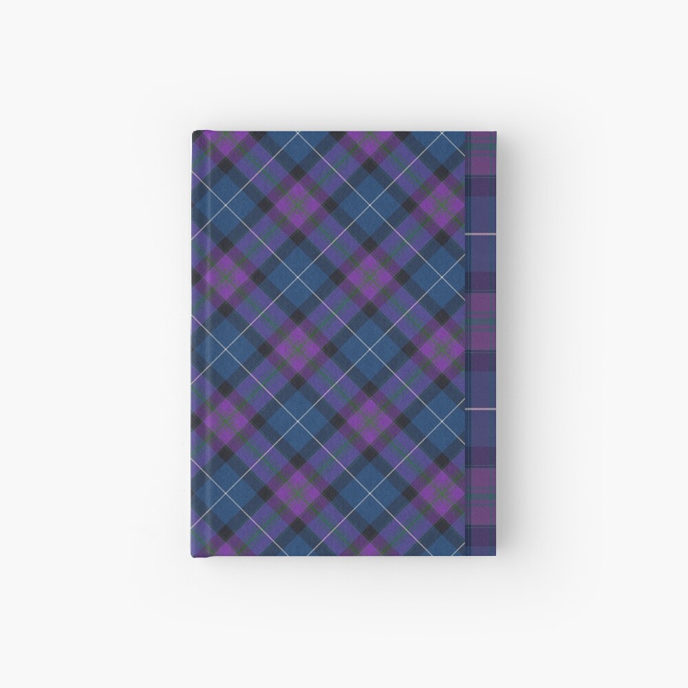 Teal & Orchid Plaid Hardcover Journal