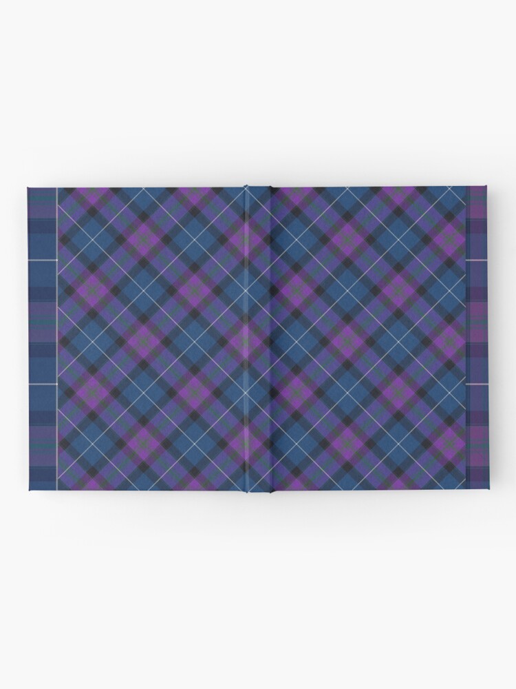Alternate view of Teal & Orchid Plaid Hardcover Journal
