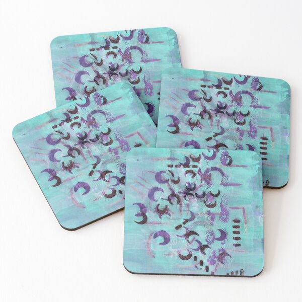 Item preview, aquamarine abstract designed and sold by Terkapio.