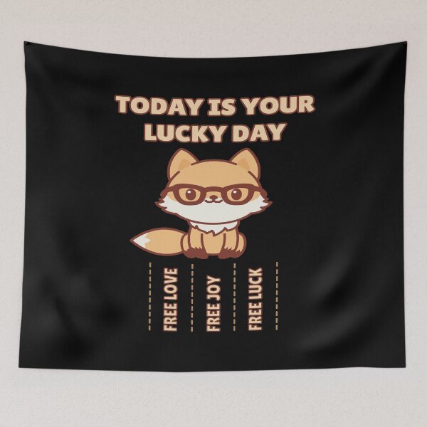 Item preview, Cute Lucky Fox, Fox lovers designed and sold by Cute  Pawz.
