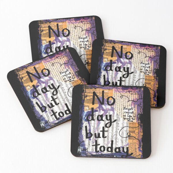 Item preview, Rent broadway musical theater theatre quote painting designed and sold by LexiconOfLove.