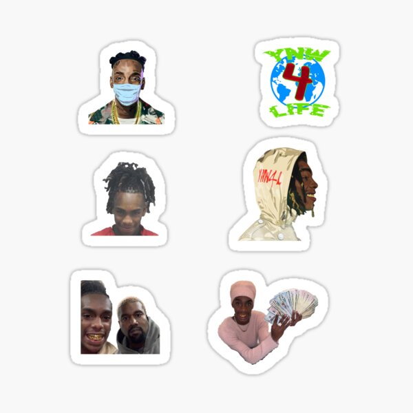 YNW Melly Sticker Pack & Merch Sticker