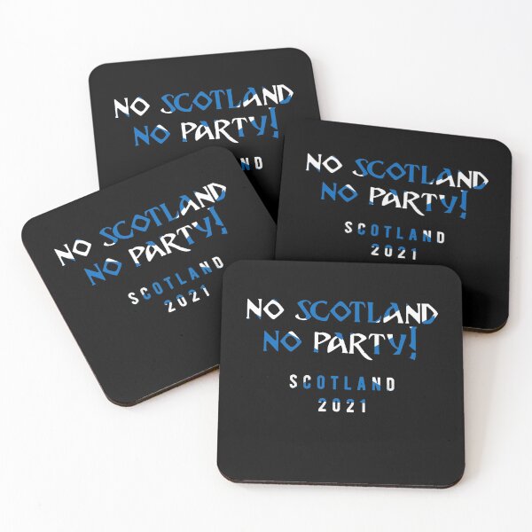 Item preview, No Scotland No Party Funny Euros Scotland 2021 Football Scottish Flag designed and sold by RainbowPandas.