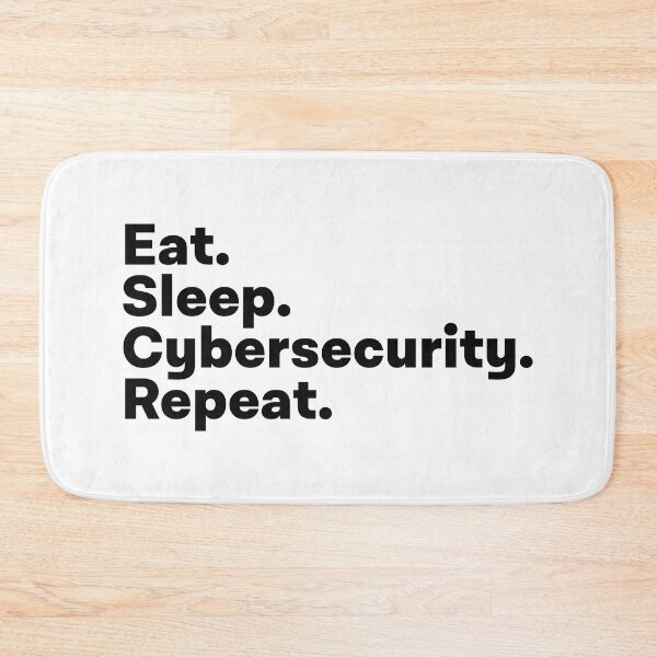 Item preview, Eat Sleep Cybersecurity Repeat designed and sold by teesaurus.