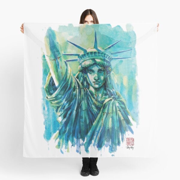 Item preview, Lady Liberty Resolute Original Watercolor designed and sold by Tony Moy.