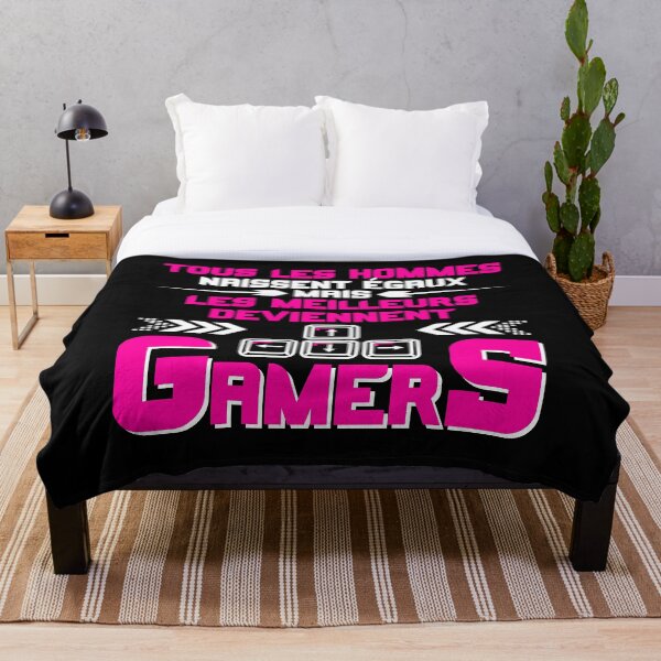 Aperçu de l'œuvre Les Meilleurs Deviennent Gamers (rose) créée et vendue par Storexe.
