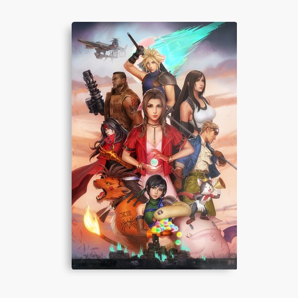Item preview, Final Fantasy 7Final Fantasy VII FF7 Cast Art designed and sold by crystalg.