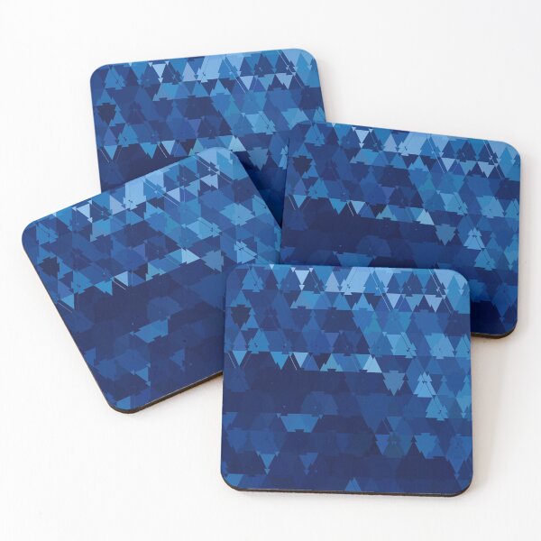 Item preview, Blue modern triangle pattern art cool Gifts for friends  designed and sold by AYACHI90.