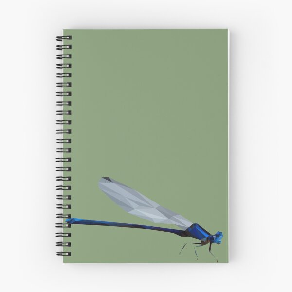 Item preview, Low Poly Blue Dragonfly designed and sold by DigitalShards.