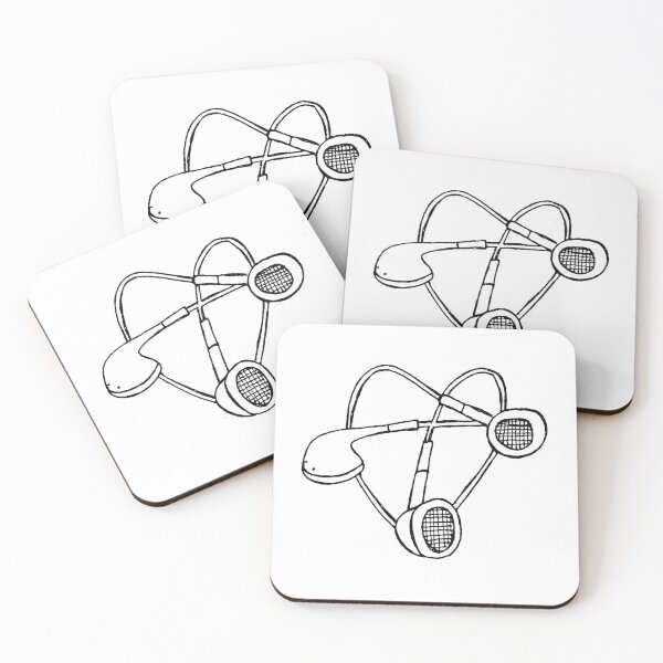 Item preview, Love Music, Heart Earphones designed and sold by badlydrawnbabe.