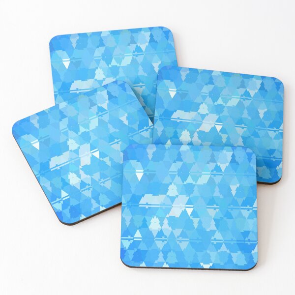 Item preview, Blue modern triangle pattern art cool Gifts for friends  designed and sold by AYACHI90.