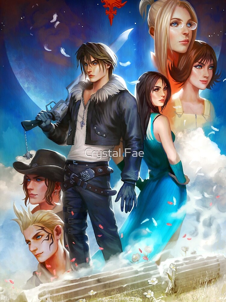 Final Fantasy 8 FF8 Cast Art | Graphic T-Shirt