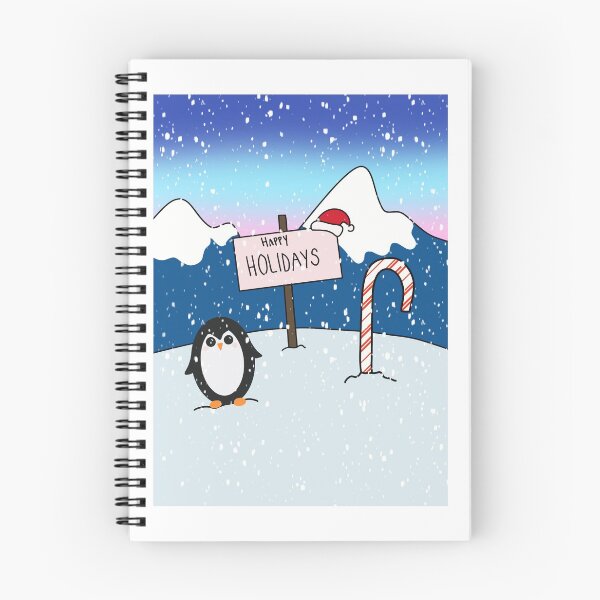 Item preview, Happy Holiday Penguin designed and sold by RainyDayArts.