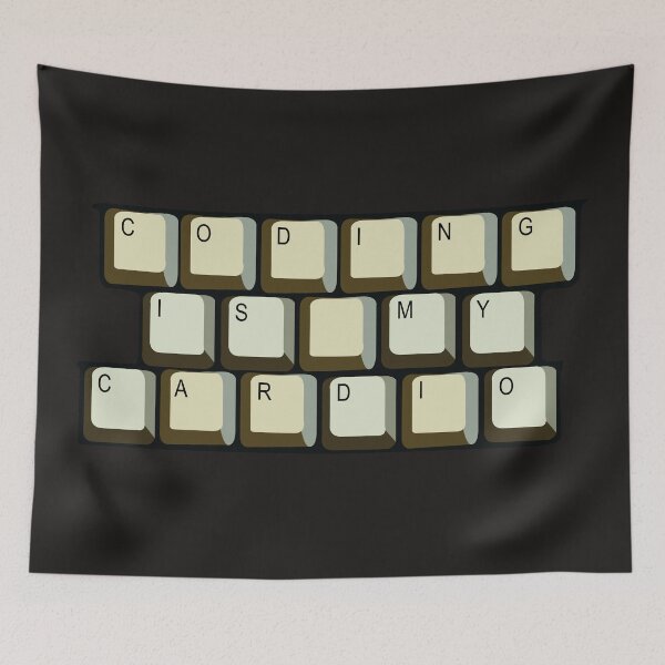 Item preview, Coding is my cardio  designed and sold by rebeccartt.