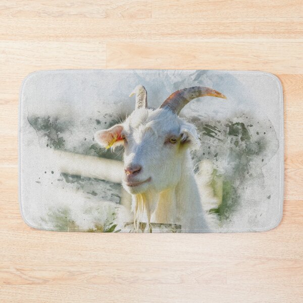 Item preview, Goat Watercolour Photograph designed and sold by Jane Stanley Photography.