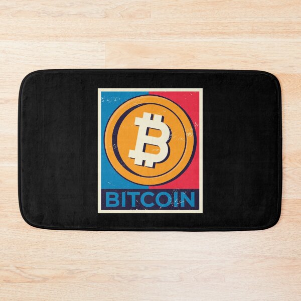 Item preview, Bitcoin (BTC) Logo Retro Distressed Poster designed and sold by MadMando.