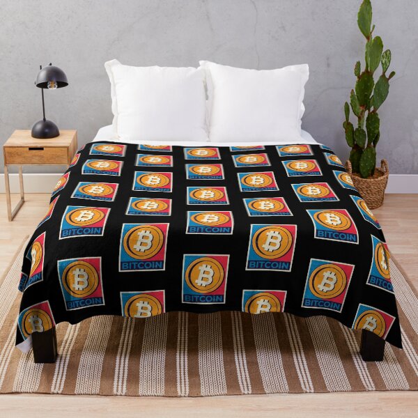 Item preview, Bitcoin (BTC) Logo Retro Distressed Poster designed and sold by MadMando.