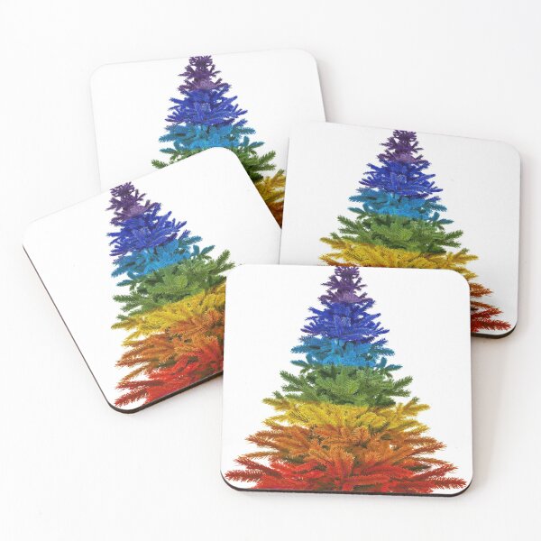 Item preview, Colorful Rainbow Christmas Tree design designed and sold by LordAudes.