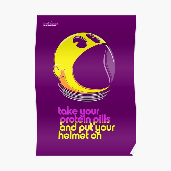 Protein Pills Poster