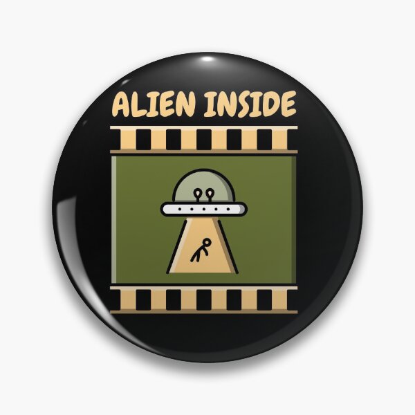 Item preview, Alien inside -  Flying Saucers designed and sold by Arva-Designs.