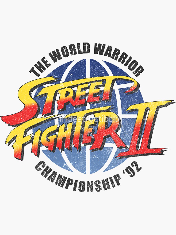 Thumbnail 3 of 3, Sticker, Street Fighter Champion designed and sold by Indestructibbo.