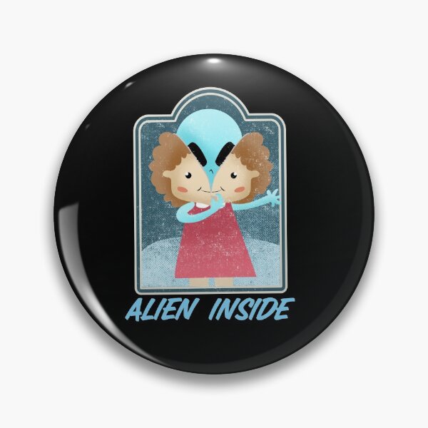 Item preview, Alien inside -  Flying Saucers designed and sold by Arva-Designs.