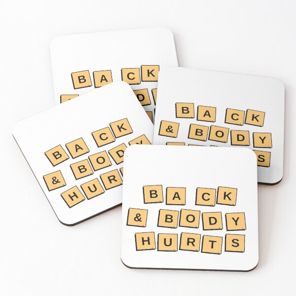 Item preview, Back & Body Hurts Funny Workout Parody , Funny Workout Gym Gift Idea , Funny Gift For Woman Gym designed and sold by BECOOOL.