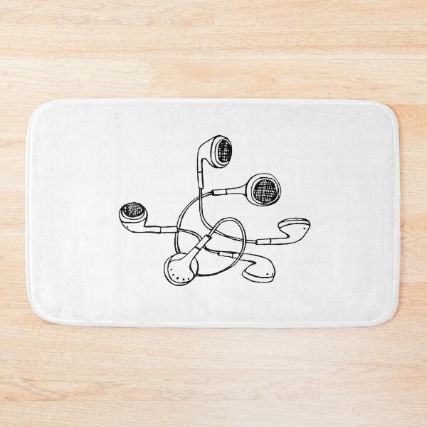 Item preview, Earbuds Earphones Tangle designed and sold by badlydrawnbabe.