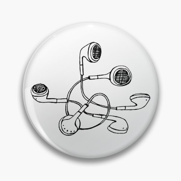 Item preview, Earbuds Earphones Tangle designed and sold by badlydrawnbabe.