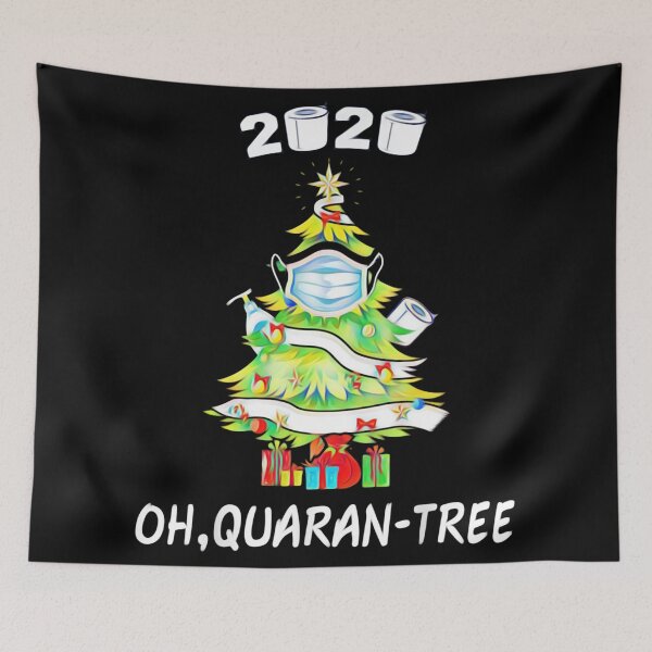 Item preview, Christmas Quarantine - Isolation Masked Quaran-Tree designed and sold by Gordon Nelson.
