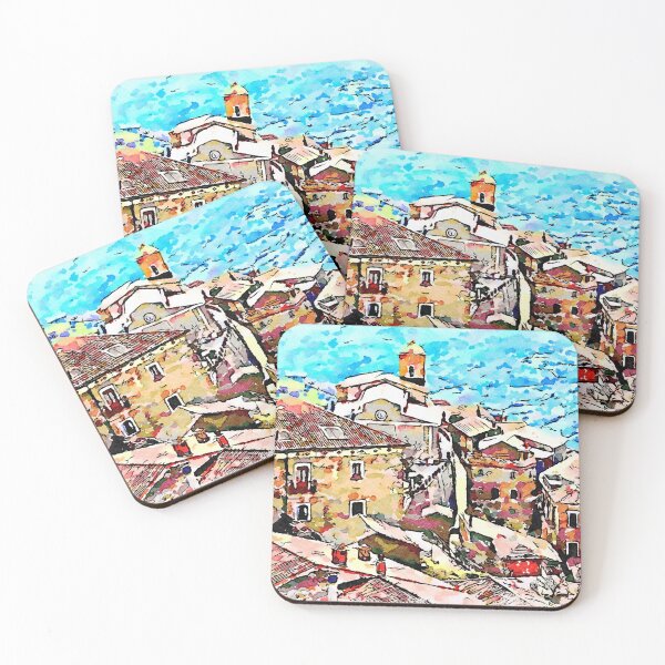 Item preview, Rocca Cilento: vista del pueblo designed and sold by Giuseppe Cocco.
